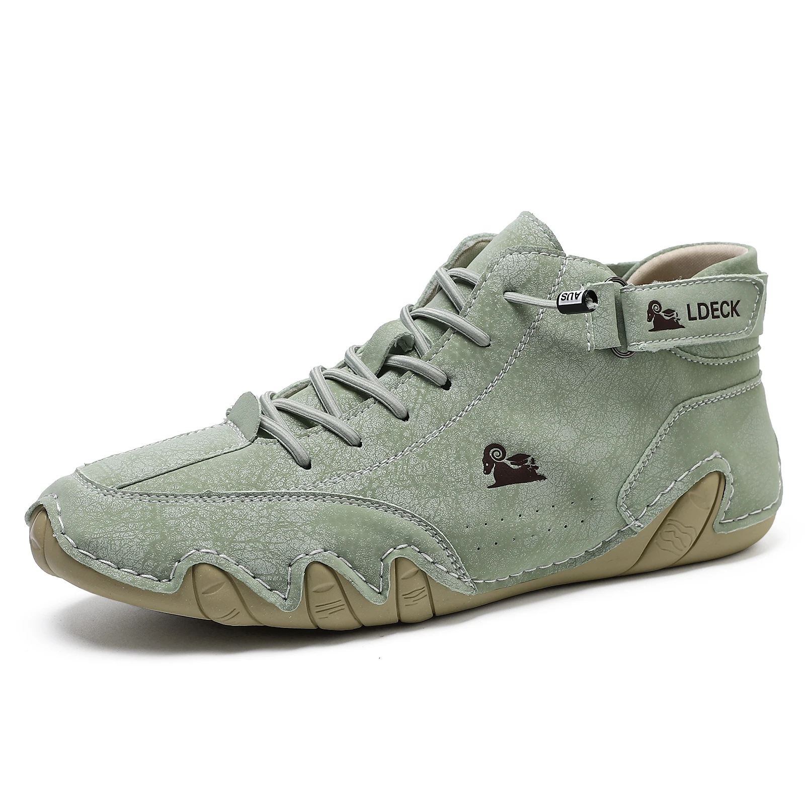 Men'S Shoes Hey Dude - Botas de Couro Genuíno Masculinas 2026,