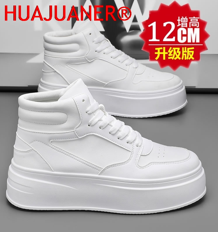 Men'S Shoes Increase Height - Tênis Masculino de Cano Alto com