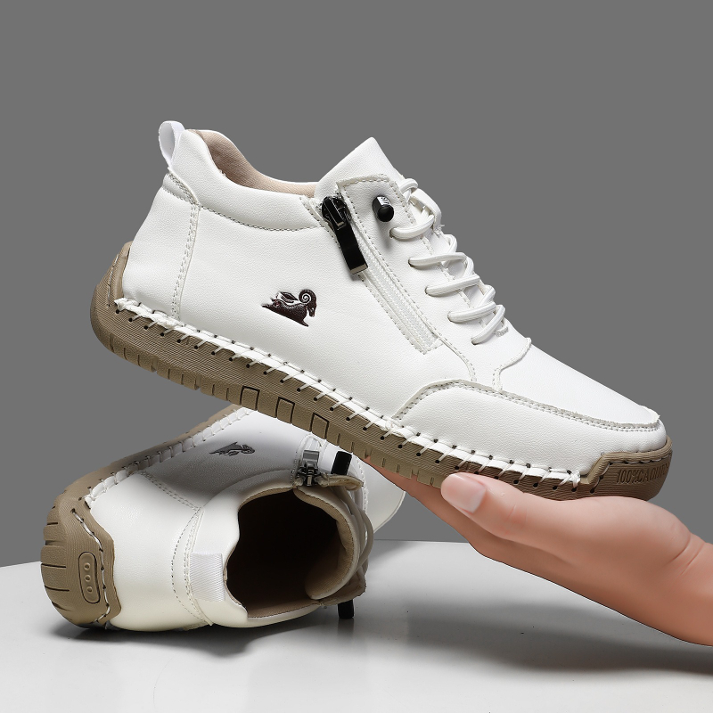 Men'S Shoes Hey Dude - Tênis feminino de couro artesanal sapatos
