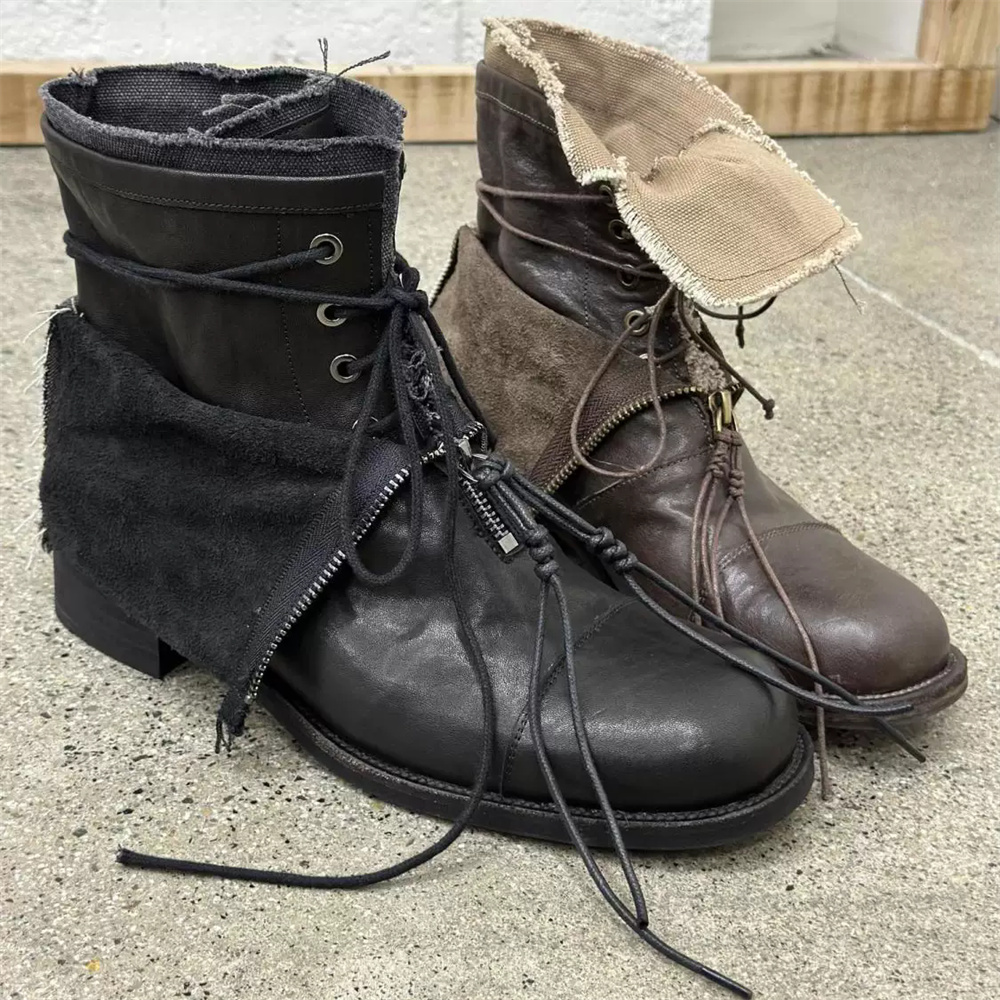Botas Masculinas de Cano Alto  - Men'S Shoes Increase Height avaliação e preço