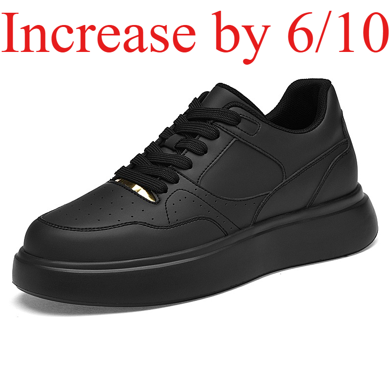 Tênis Masculinos de Couro Sint - Men'S Shoes Increase Height avaliação e preço