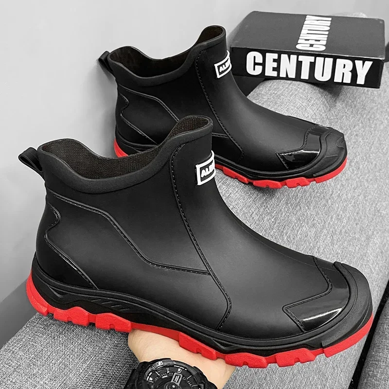 Botas de Chuva Curtas Masculin - Men'S Shoes Water Resistant avaliação e preço